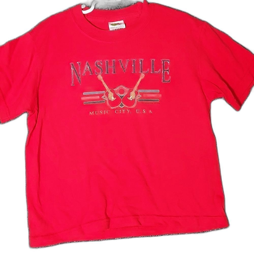 Kid's Boy's Nashville Music City U.S.A. Graphic T-Shirt Tee Shirt